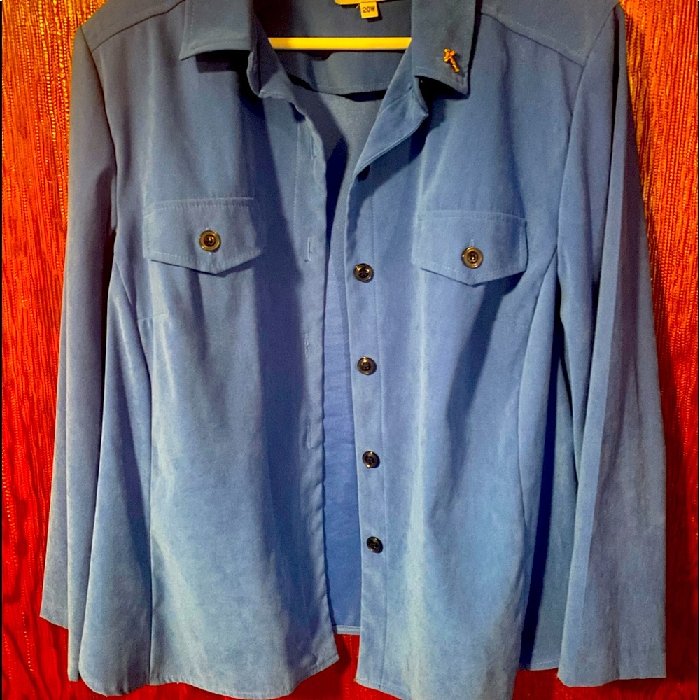 SOFT beautiful elegant jacket with shoulder pads